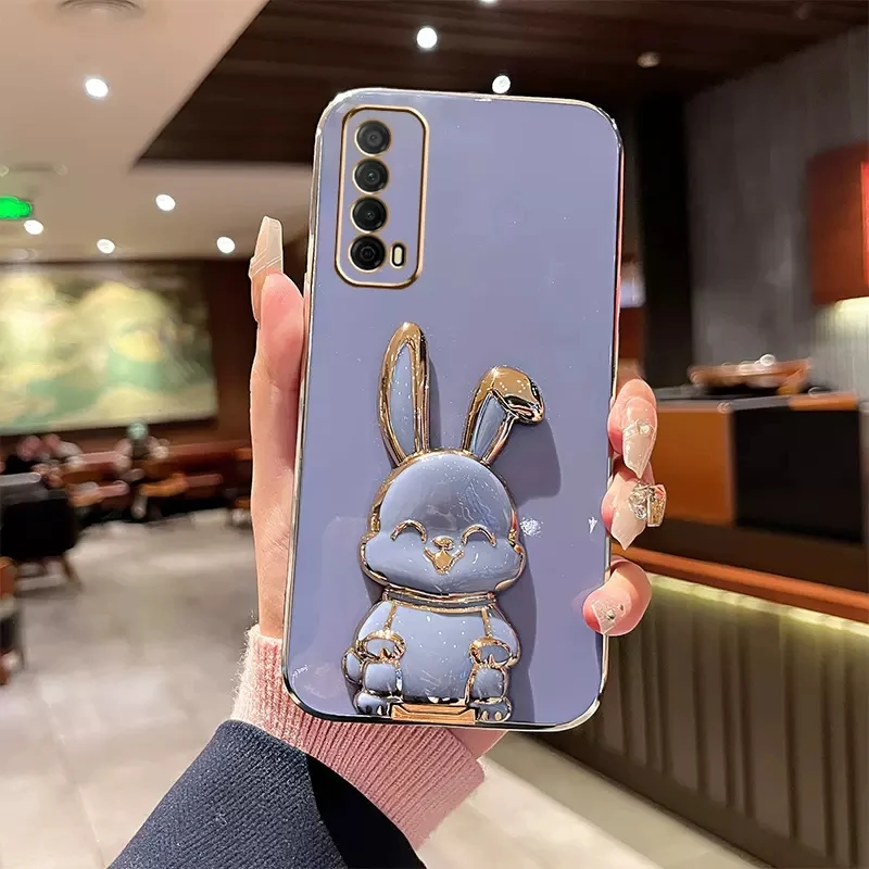 3D Cute Rabbit Phone Holder Case with Stand Bracket