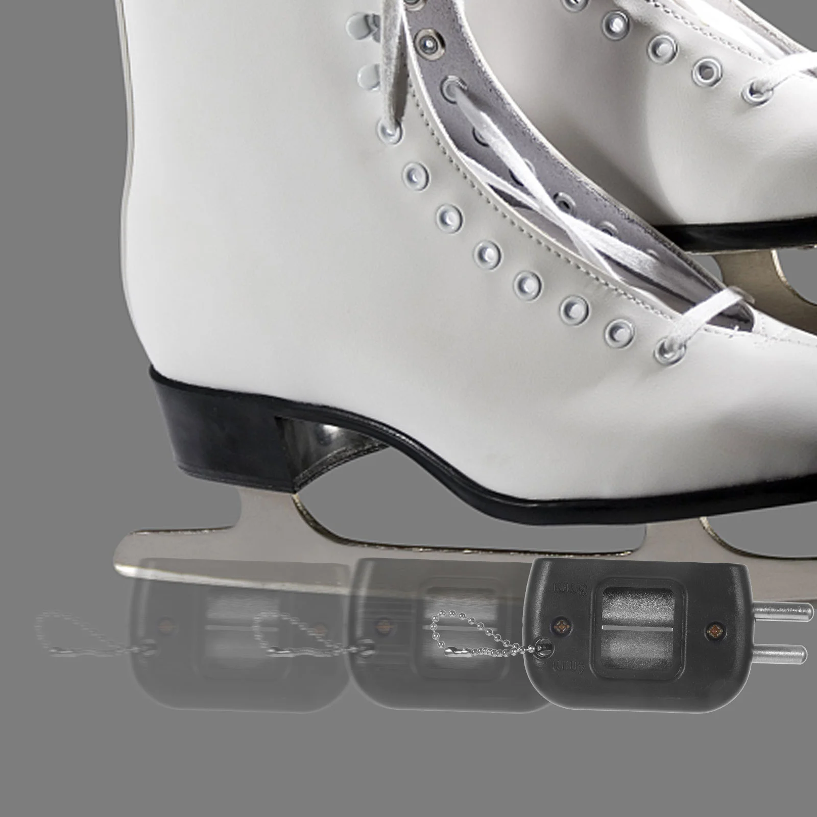 2pcs Convenient Skate Sharpener Skating Shoe Sharpening Tool Small Ice Skate Grindstone