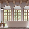 1PC self-adhesive arched pleated curtains for bedroom shading, sun shading, non perforated blinds, disposable curtains 5