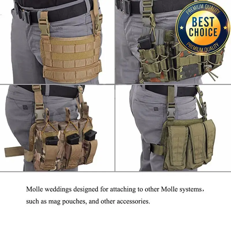 Tactical Nylon MOLLE Drop Leg Platform for Hunting