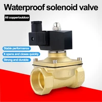 กันน้ํากลางแจ้งSolenoidวาล์ววาล์วน้ําวาล์ว 220 Vdc24vวาล์วระบายน้ําAnti-FOG DC12V, DN15, 3/4 "DN25,DN32-DN50 1