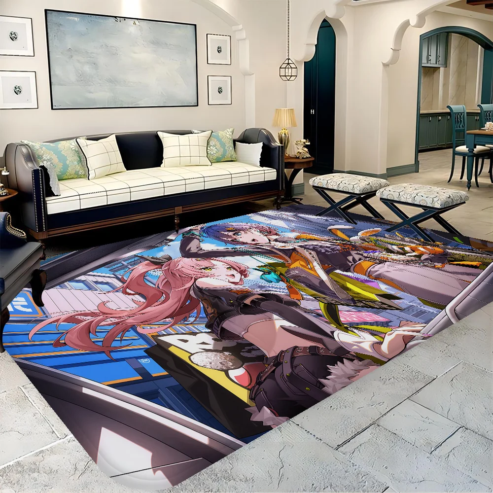 Zenless Zone Zero Door Mat Kids Room Bedroom Decoration Balcony Anti-Slip Doormat Living Room Doormat Area Rug 6