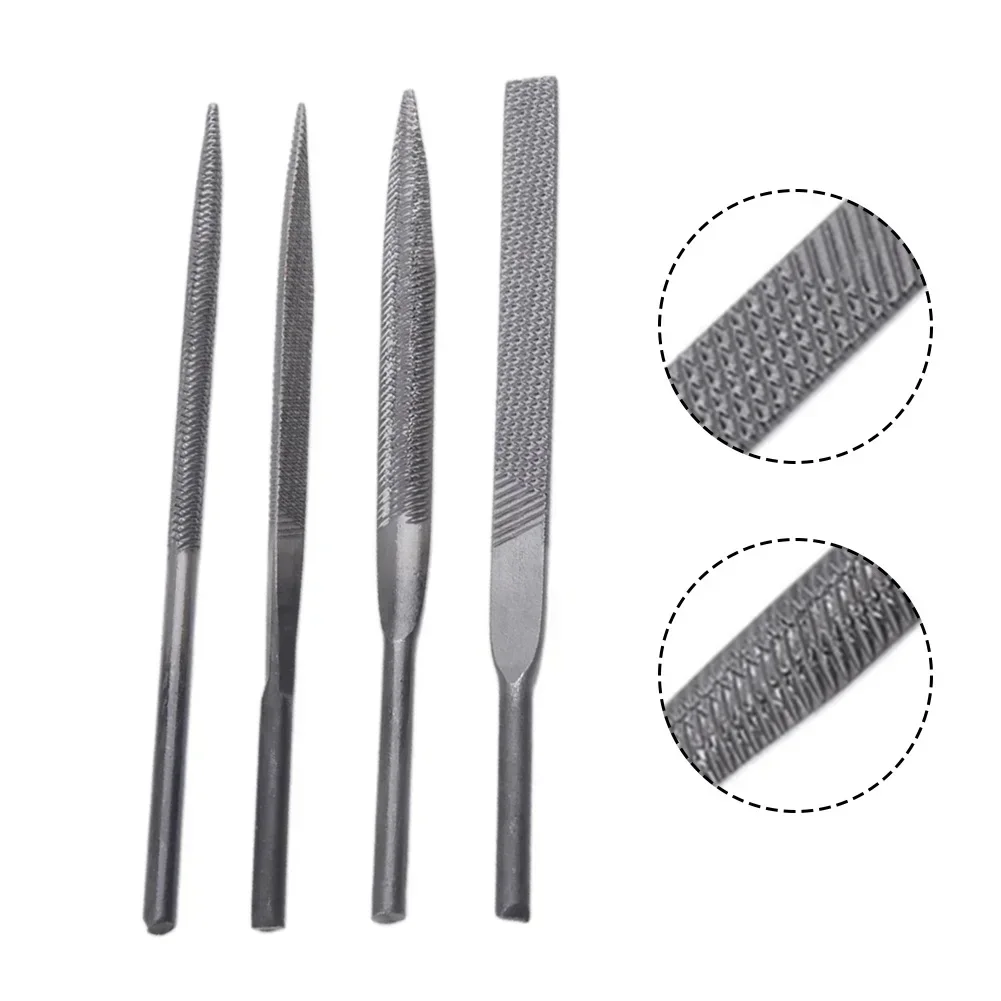 4pcs Pneumatic File Blades Air File 5&times;125mm Small Air Saw Accessories Small Saw Hand Carving Tools ﻿