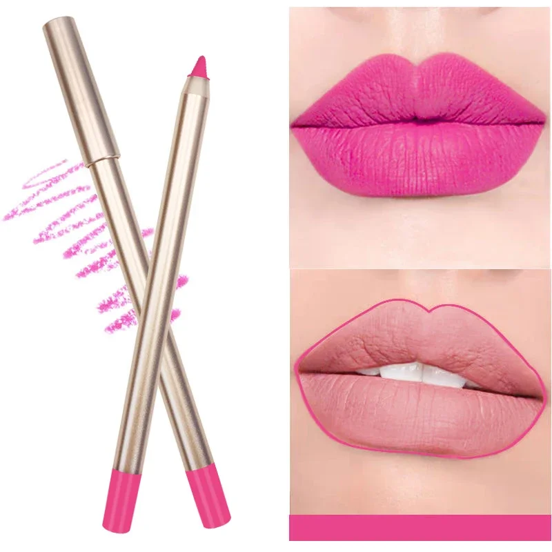 15 Colors Lipliner Multicolor Waterproof Long-lasting Pigment Private Label Lip Liner Custom Bulk Makeup Pencil All Lips Tints 6