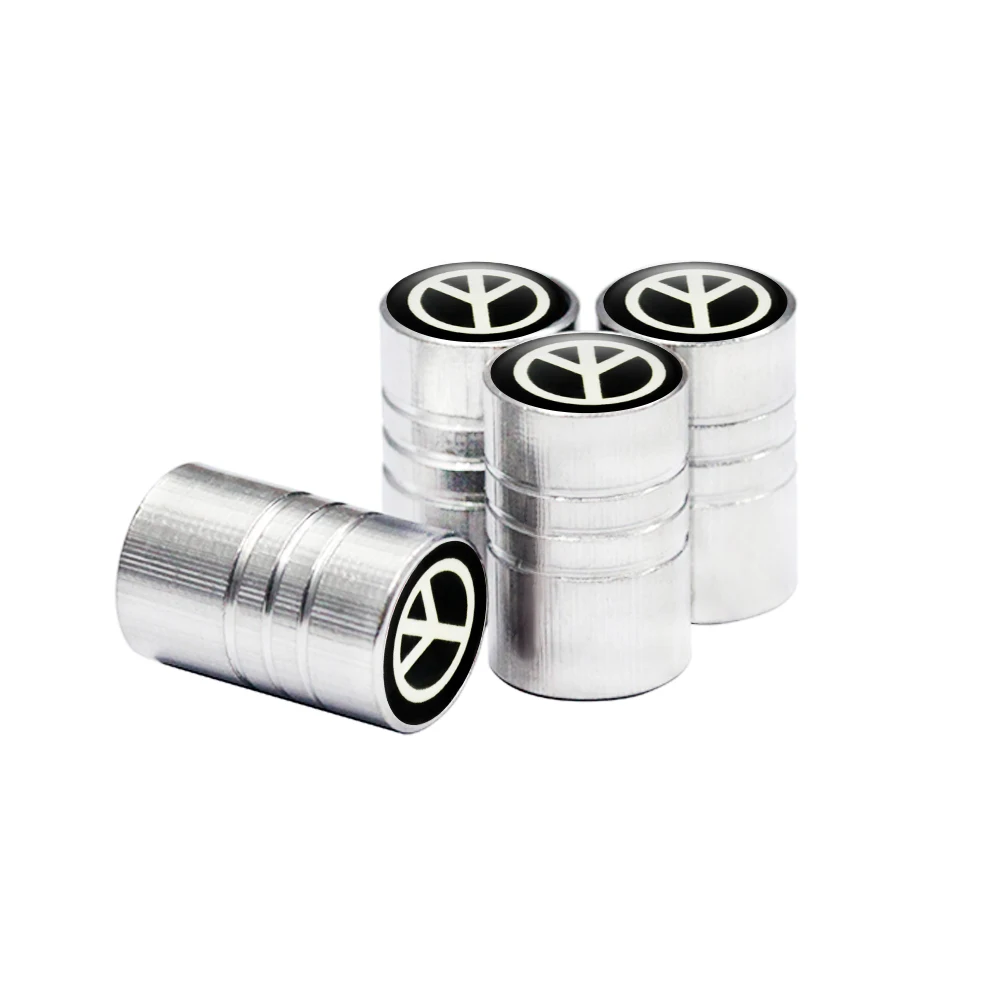 4 Teile/los Auto Luft Ventil Stem Caps Frieden Flagge Auto Rad Air Abdeckung Staub Proof Auto Zubehör Für Mitsubishi Toyota suzuki Mazda – Detail 10