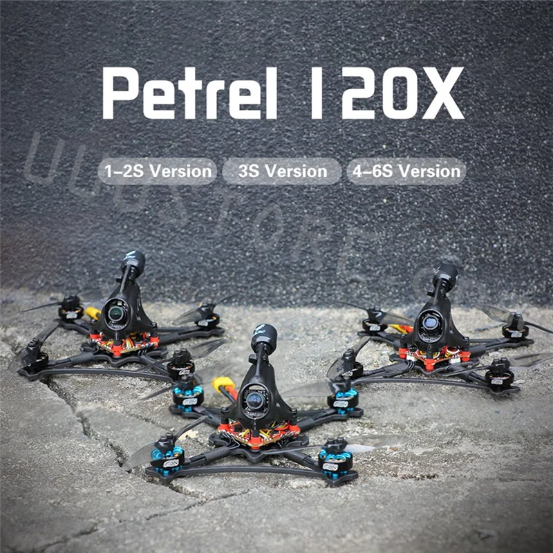 HGLRC Petrel 120X Analog Zeus5 Zeus13 FC 5.8Ghz VTX ANT Camera 1202.5 1S 2S 3S 1303.5 4S 6S Motor 3 inch Toothpick FPV Drone 1