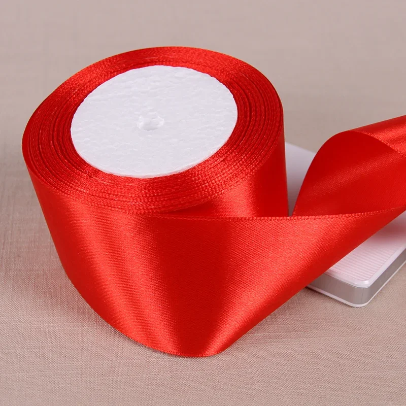 Satin Ribbons ribbon decoration satin ribbons ribbon supplies christmas ribbon satin ribbon 6mm 10mm 15mm 20mm 25mm 38mm 50mm For Christmas Wedding Decoration