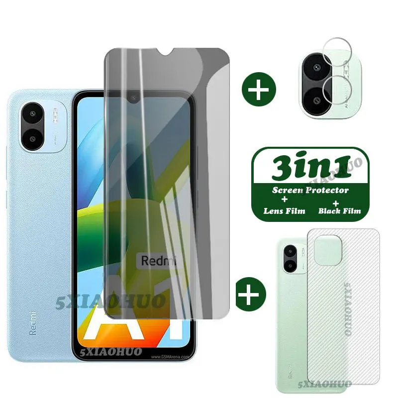 Per Xiaomi Redmi A2 Glass Redmi A2 Vetro Temperato 2.5D Full Glue Hd Screen Protector Per Redmi A1 + A2 + A1 A2 Plus Film 6.52 Pollici