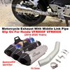 Slip On For Honda VFR800F VFR800X VFR 800 X F 2014-2020 Motorcycle Exhaust Escape Modify Link Pipe With Muffler Moto DB Killer
