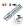 50Sets Leather Snap Fasteners Kit 10mm 12mm 15mm Metal Button Snaps Press Studs 4 Install Tools Leather Snaps For DIY Clothes 5