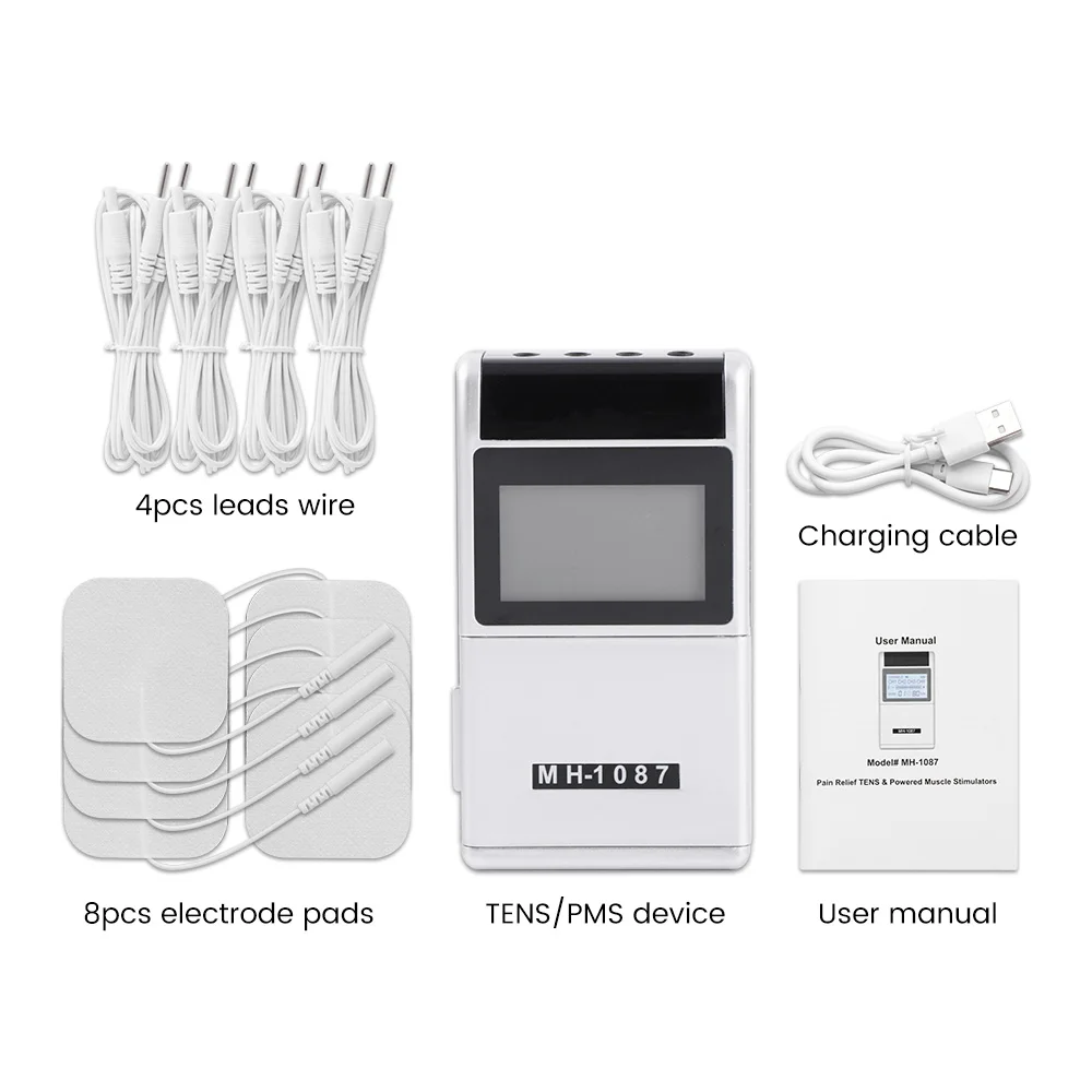 15 Modes EMS Electric Muscle Stimulator 20 Levels TENS Physiotherapy Pulse Full Body Massager Machine Pain Relief + Meridian Pen 6