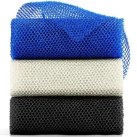 3 Pieces Bath Sponge African Net Long Net Bath Sponge Exfoliating Shower Body Scrubber Back Scrubber Skin Smoother 1