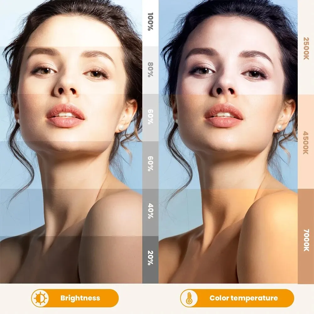 Photo Studio Light LED for Tiktok Youbute Game Live Video Fill Lighting Portable Camera Recording