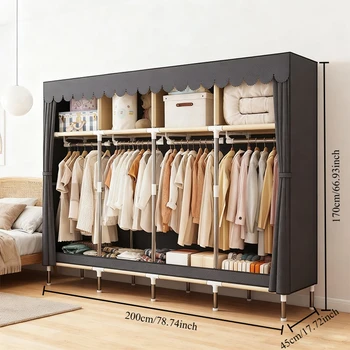 Heavy Duty Fabric Wardrobe Closet 1