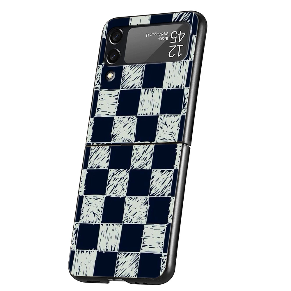 Checkerboard Chess Board Hard Folding Phone Case Cover