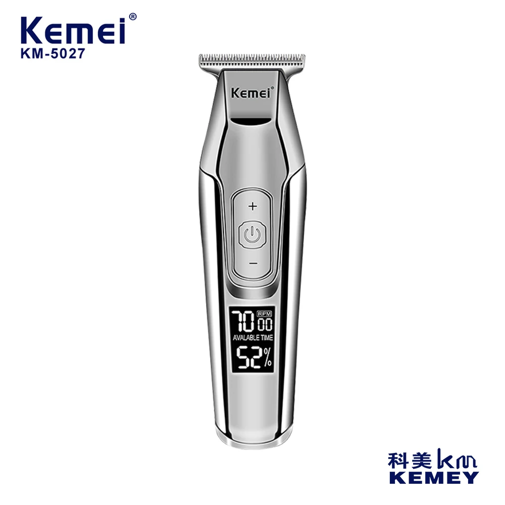 KemeiProfessionalHairClipperElectricMensTrimmerRechargeable