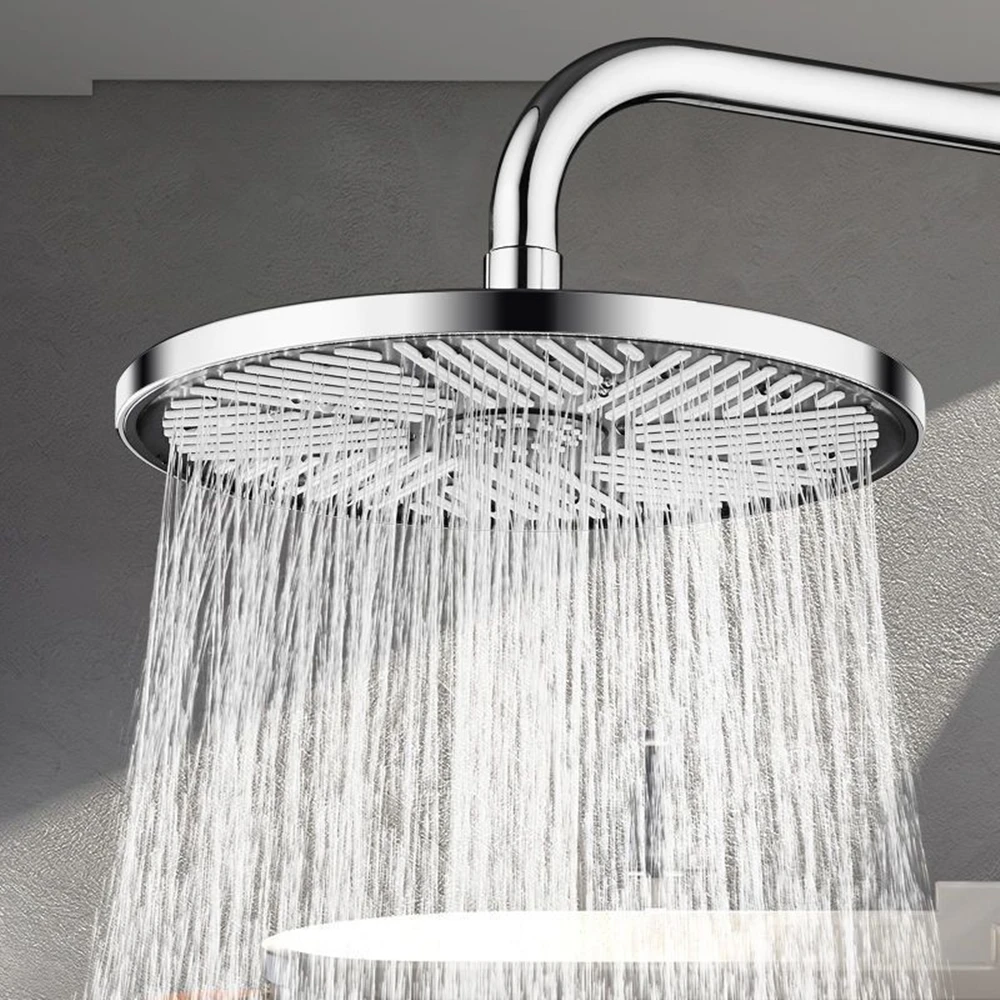 10inch Big Panel Rainfall Shower Head,High Pressure Shower Head,Water Saving,Top Rain Shower Faucet Bathroom Accessories 6