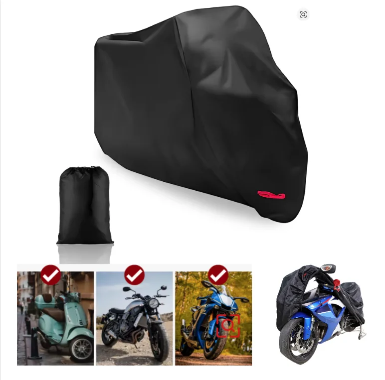Waterproof motorcycle cover Dustproof Outdoor Motorbike Scooter Cover Motors Dust Rain UV Protector Cover Motorcycle Accessories