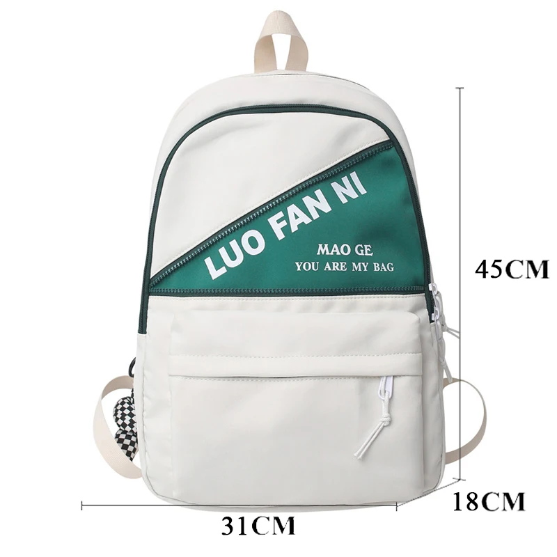Men Fashion Backpack Lovers Schoolbag for Girls Boys Rucksack Women Shoulder Bag High School Bookbag Travel Mochila