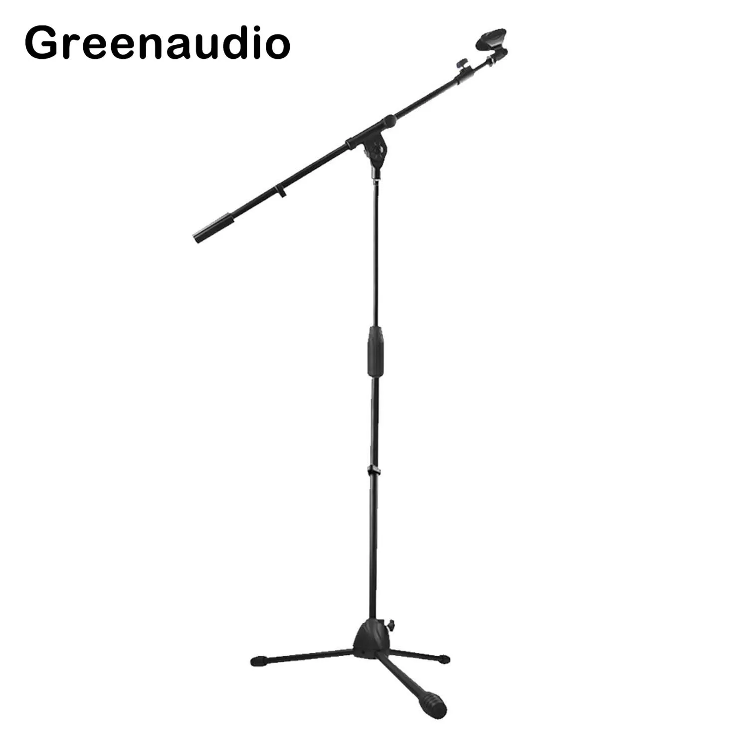 GAZ-206 Professional Mic Stand All Metal Mobile Microphone Stand With Button Adjustable Microphone microphone stand