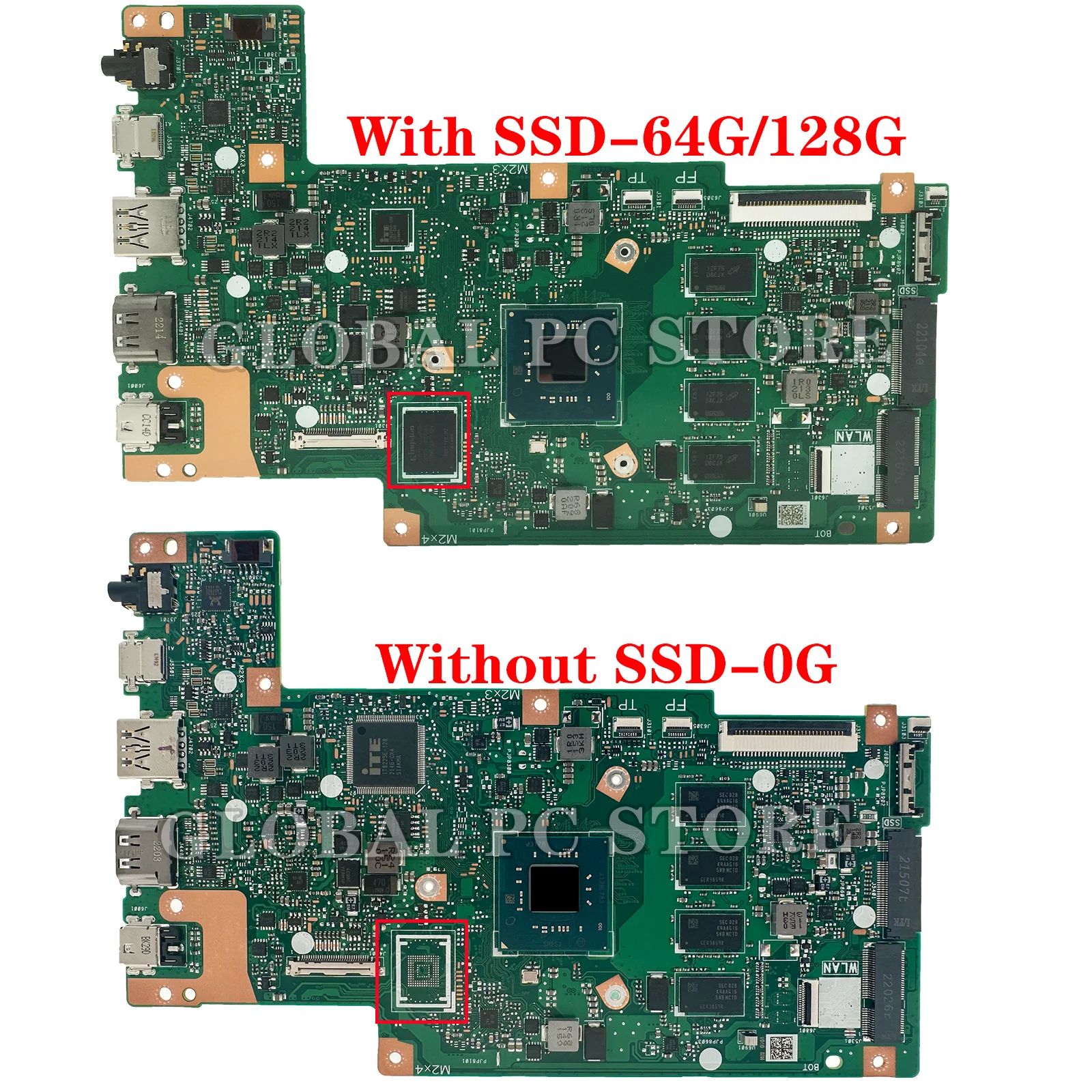 Kefu-placa-mãe do Portátil para Asus E410ma E410mab E410m E510ma E510mab R429m F414ma N4020 N4120 N5030 4gb 8gb de Ram - Imagem 5