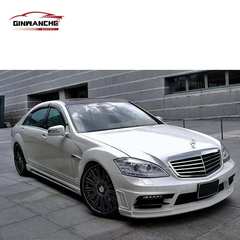 Car Front Rear bumper Side skirts Fenders Body kits For Mercedes Benz ...