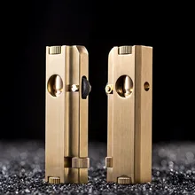 

Brass Kerosene Lighter Leader Retro Old Fashioned Handmade Heavy Trench Flameido Lighter Creative Gadgets for Men Lighter