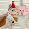 Cartoon Dog Hand Towels Quick Dry Kitchen Hand Towels Double-thickness Absorbent Hanging Towel Bathroom Wiping Water Hand Towel 1