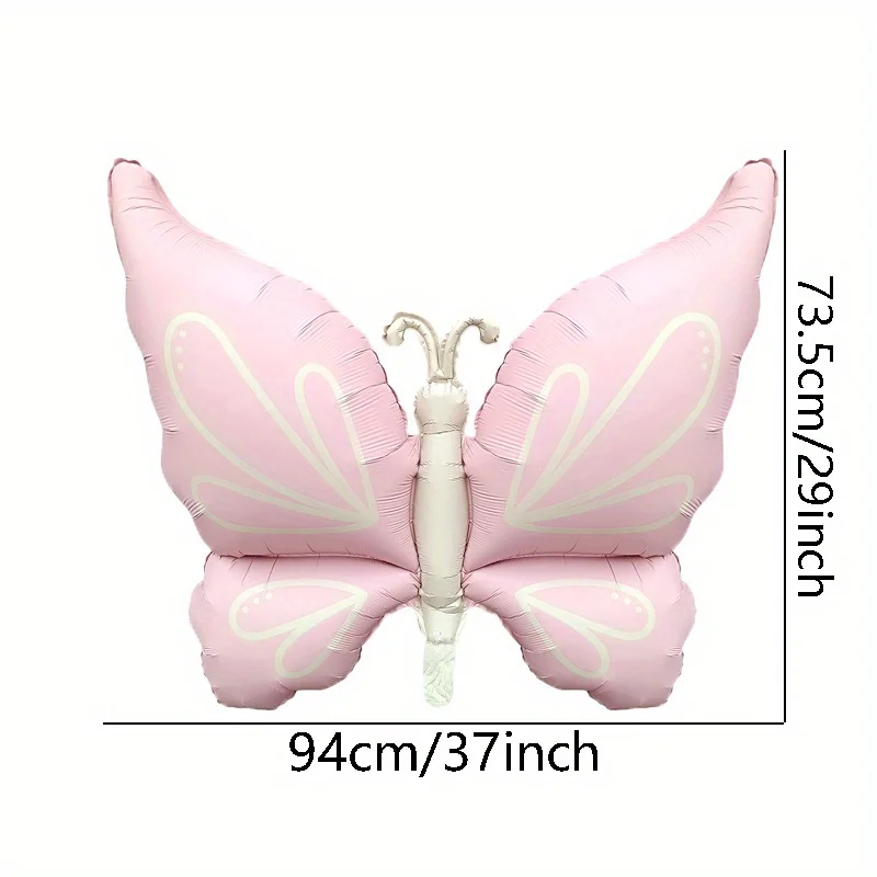 Butterfly Themed Pink, White, and Purple Party Balloon