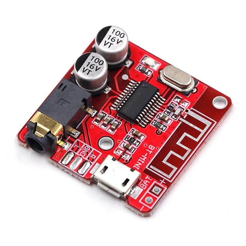20PCS Bluetooth Audio Receiver Board MP3 Lossless Decoder Board Wireless Stereo Music Module 3.7-5V XY-BT-Mini