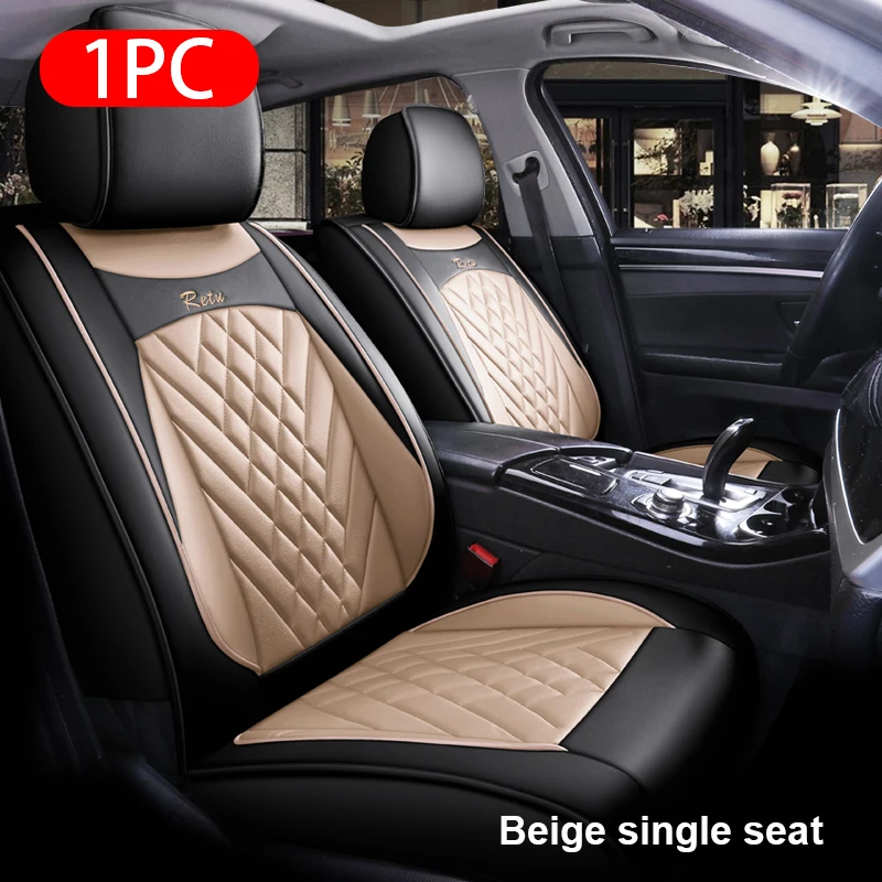 SEAMETAL Nappa Leder Auto Sitzbezüge Vorne Hinten Luxus Sitzkissen  Protector Airbag Compitable mit Lenden Unterstützung Kissen - AliExpress