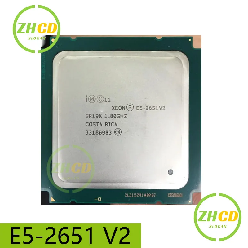 Intel Xeon Para E5 2651 V2 E5 2651V2 CPU 1.8 LGA 2011 SR19K Doze ...