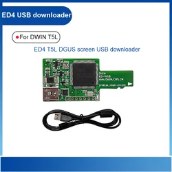 ED4 USB downloader for T5L UART Serial LCD Display Module, High-speed download Fonts, Pictures etc