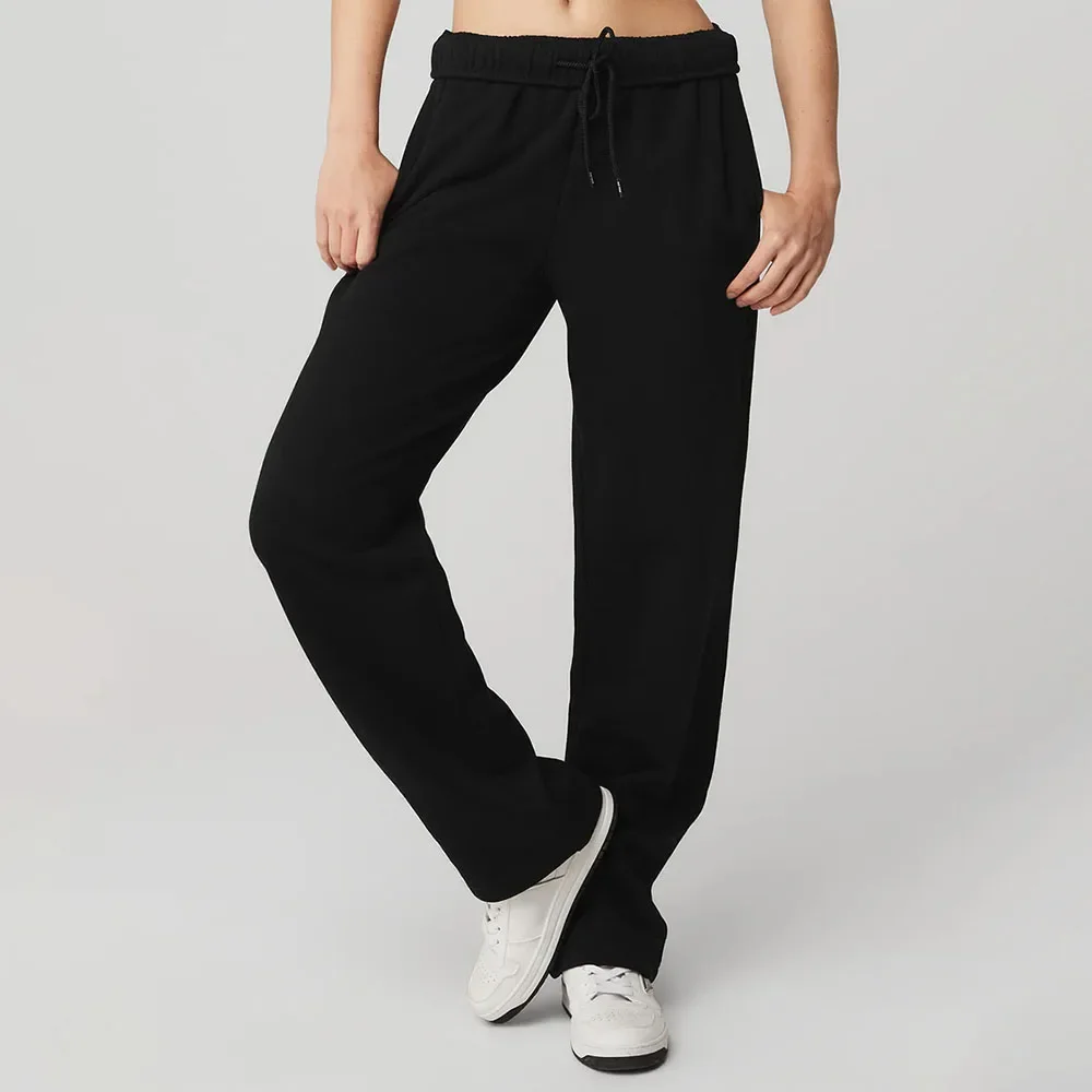 Accolade Straight Leg Sweatpant Yoga Accolade Straight Women's Loose Tracksuit Pants Straight Leg Wide Casual Tracksuit Pants