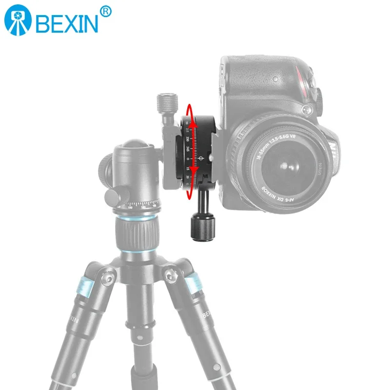 베신 360 ° 파노라마 삼각대 헤드 퀵 릴리스 클램프 카메라 사진 촬영 마운트 클램프 (SLR 카메라용 아카 스위스 퀵 릴리스 플레이트)