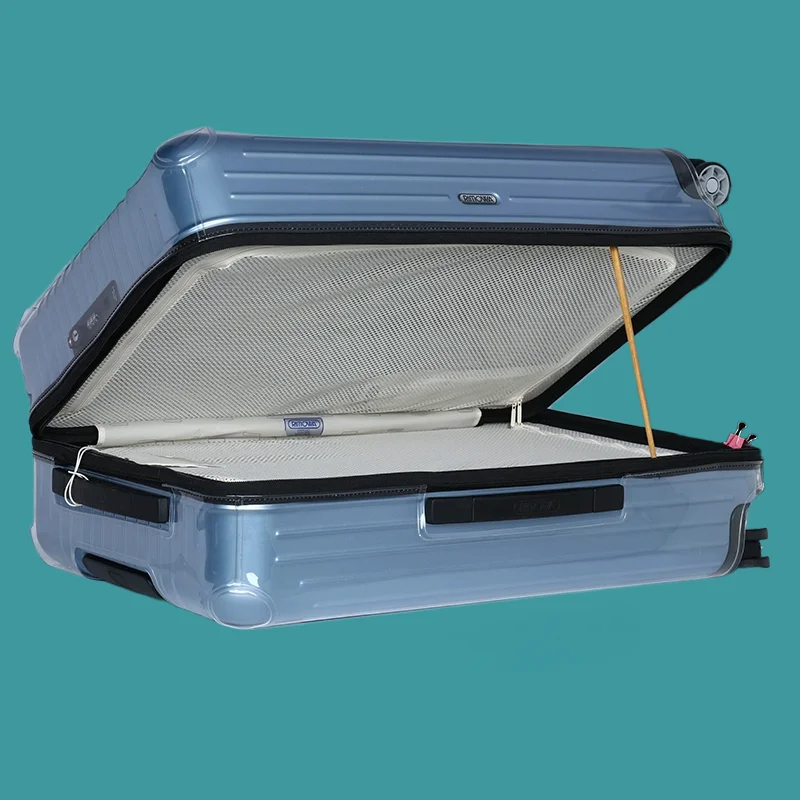 Clear Cover for Rimowa Essential Lite Thicken PVC Case Luggage Protecter With Zipper Not Include Suitcase