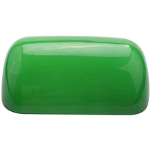 

HOT Green Color GLASS BANKER LAMP COVER/Bankers Lamp Glass Shade Lampshade