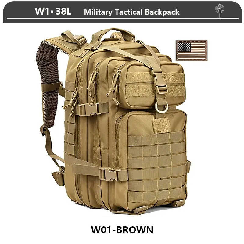 Rugged Large Waterproof Tactical Backpack