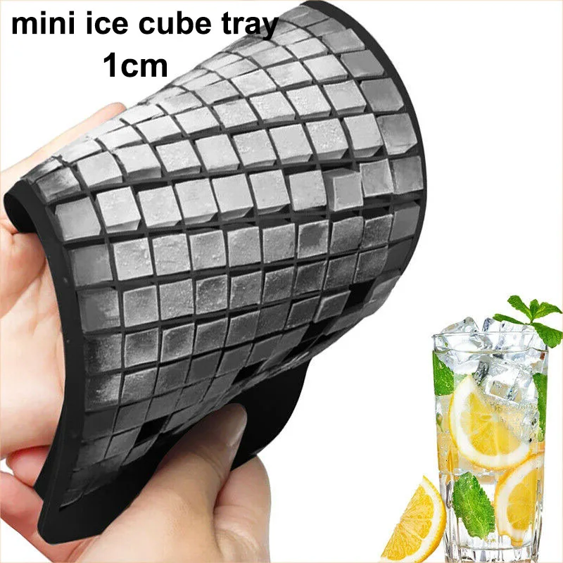 Ice Cube Maker Molds 6 Grids Mini Small Trays Silicone Bar Whiskey Cocktails  New