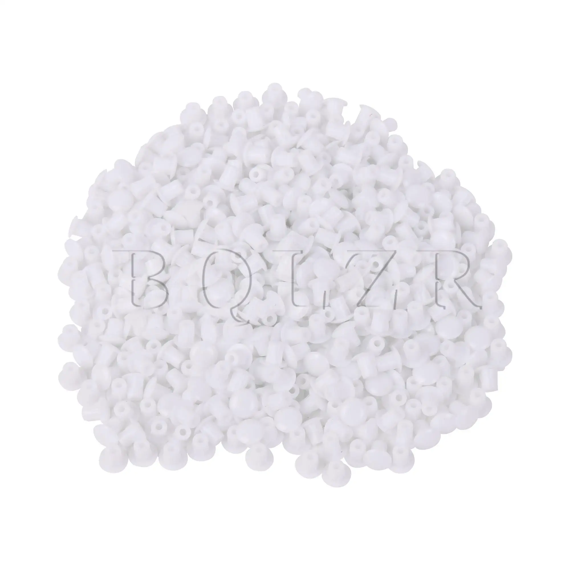 

BQLZR 500Pcs 0.18" White Screw Hole Plugs Fastener Cover for Furniture Cabinet