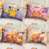 MINISO Pokemon Pikachu Pokémon Pillowcase Cute Cartoon Kids Student Sleeping Pillowcase Sofa Cushion Cover Home Room Decoration 1