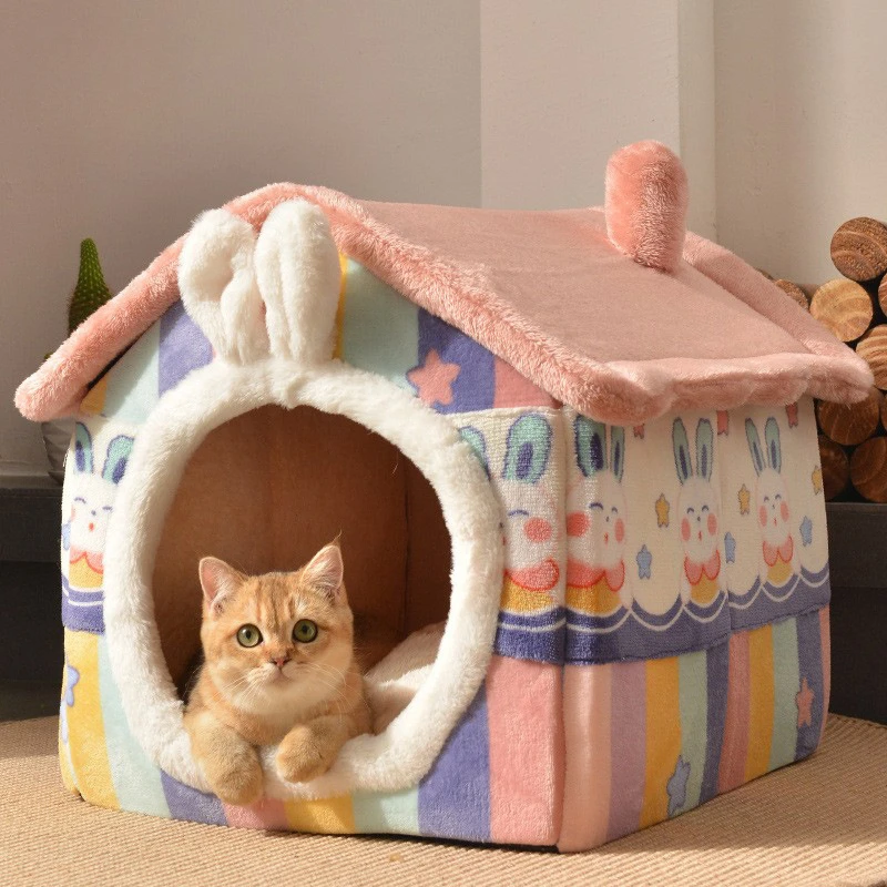 

Universal Four Seasons Cat and Dog House, Closed Nest Villa, Dog Kennel, Internet Celebrity, Pet Supplies