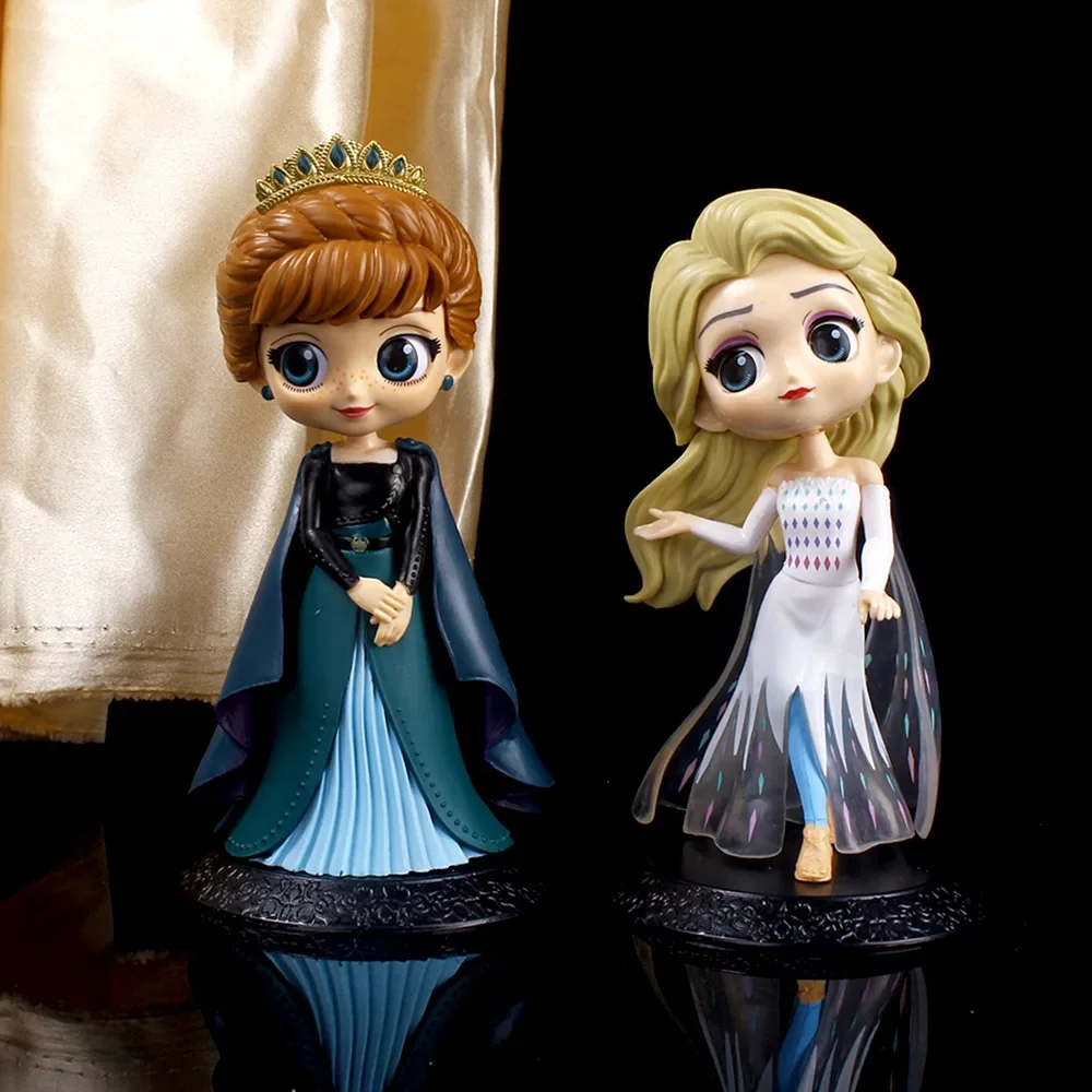 

Frozen Anna Elsa Princess Anime Character Toys Disney PVC Model Dolls Collection Little Girls Toys for Children Christmas Gifts
