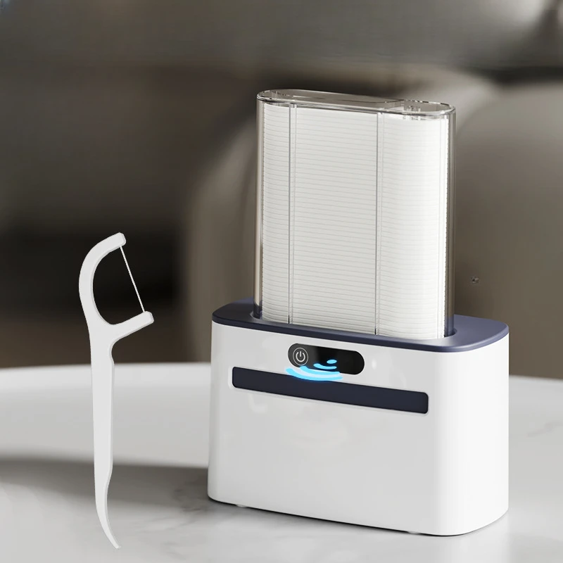 지능형 유도 치실 상자, 자동 팝업 전기 치실 스틱 보관, 호텔 박스형 치실 기계