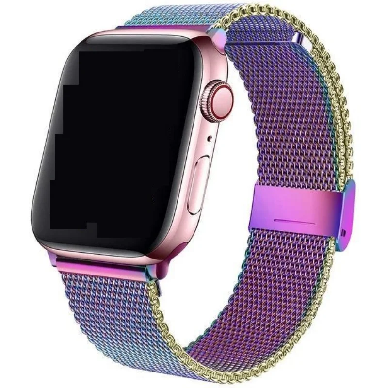 Elegant Milanese Stainless Steel Watch Band - Premium Adjustable Strap