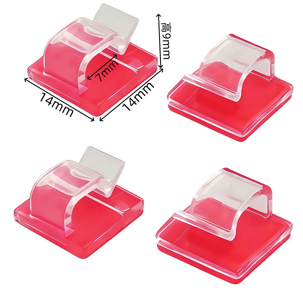 Cable Management Clips - Cord Holder and Organizer (10/20 Pack)