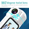 2.7K Wifi Action Camera Dash Action Moto 180Degree Rotation Wide Angle 1080P Small Motorcycle Cycling Video Bodycams for Cycling 3