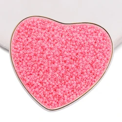 Vibrant 2mm Glass Seed Beads for DIY Jewelry and Crafting - 1000pcs Collection (Rose red 01)