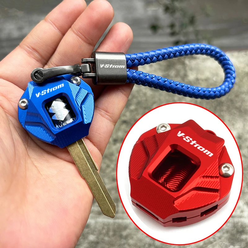 

Motorcycle Keychain Key Case Shell Cover Chain Keyring For Suzuki V Strom 650 1000 1050 1050XT 800DE Vstrom DL1050 DL650 800 DE