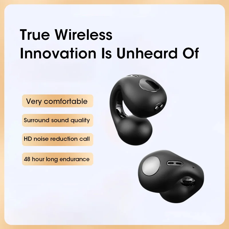 New Wireless Bluetooth Headset TWS High Fidelity Earrings Earmuffs